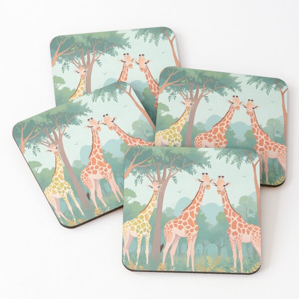 Item preview, Giraffes Among Acacia Trees designed and sold by WildlifeInc.