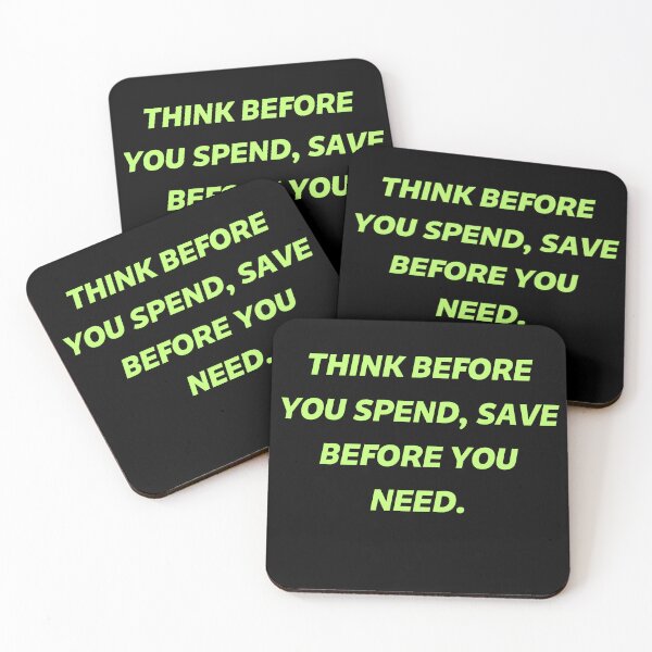 Item preview, Save Now, Splurge Later - Savings Quote designed and sold by Kamal Khajeb.