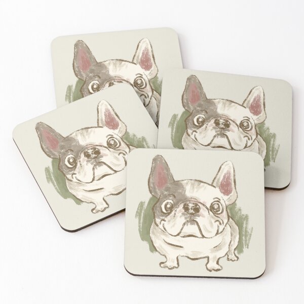 Item preview, Sketch of French Bulldog designed and sold by Toru Sanogawa.