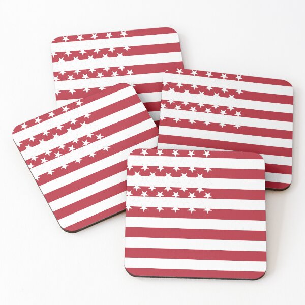 Item preview, Stars and Stripes, no Blue designed and sold by LoveofPeace.