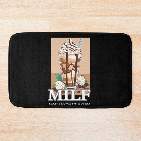 Item preview, MILF Man I Love Frappes Brown Classic Black Tee designed and sold by GeekySexyCool.