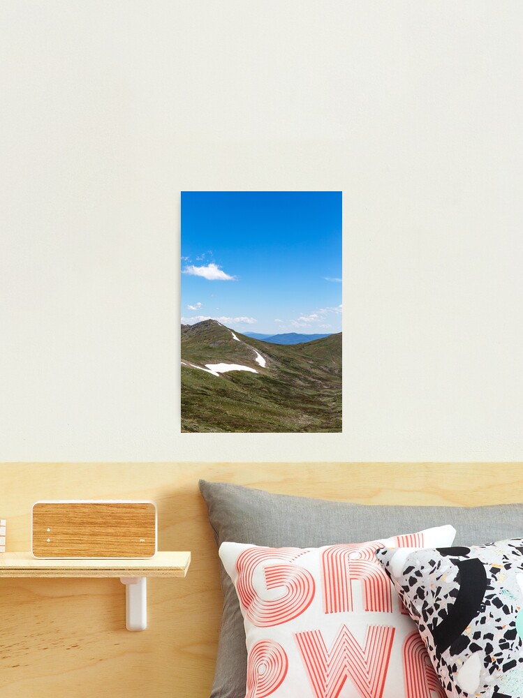 Thumbnail 2 of 3, Photographic Print, Kosciuszko Mountains, snow and blue sky designed and sold by PJCPhotography.