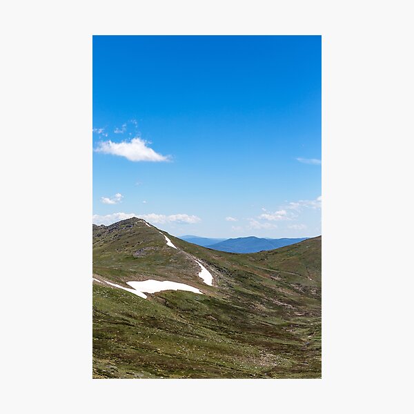 Item preview, Kosciuszko Mountains, snow and blue sky designed and sold by PJCPhotography.