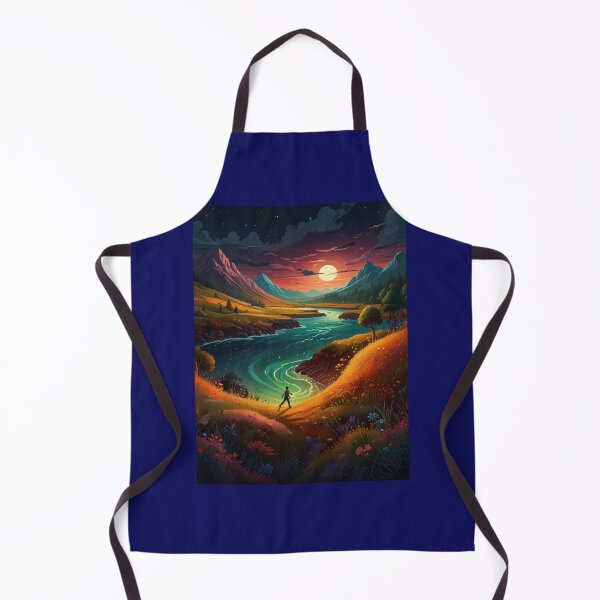 Item preview, Enchanted Evening: A Solitary Stroll Amidst Vibrant Vistas designed and sold by KilianSzmid.