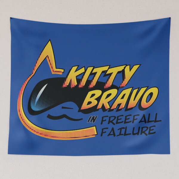 Item preview, Kitty Bravo In Freefall Failure Logo designed and sold by spencespry.