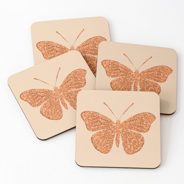 Item preview, Gold Glitter Butterfly designed and sold by Swooncake Press.