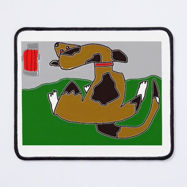 Item preview, Cute Dog And Fire Hydrant designed and sold by pinkyjainpan.