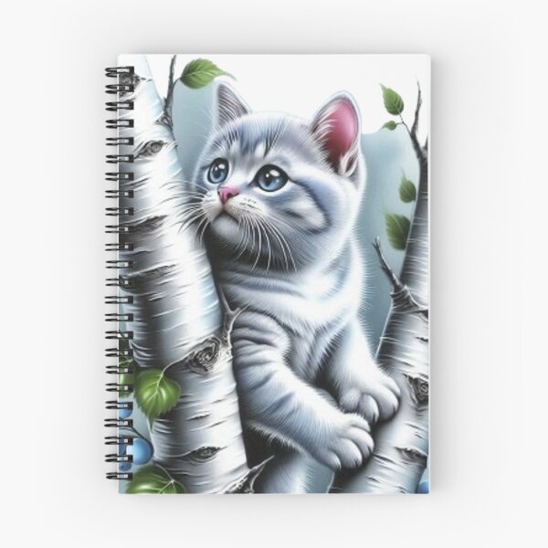 Item preview, "Intrigued Look: The Cat on the Birch" designed and sold by CHRIST5000.
