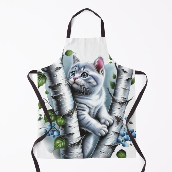 Item preview, "Intrigued Look: The Cat on the Birch" designed and sold by CHRIST5000.