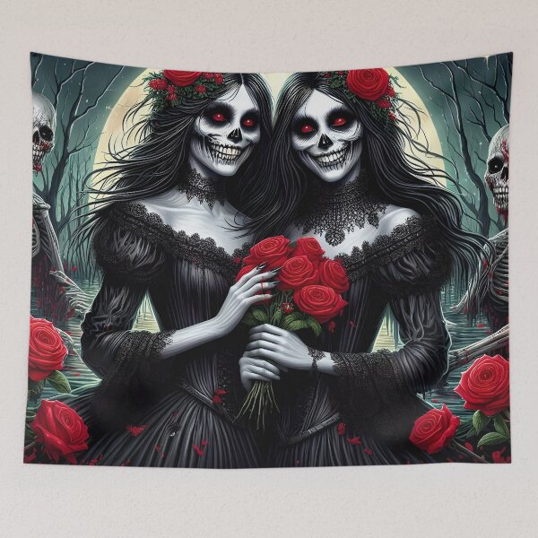 Item preview, A skeleton girl couple designed and sold by GothicRubette.