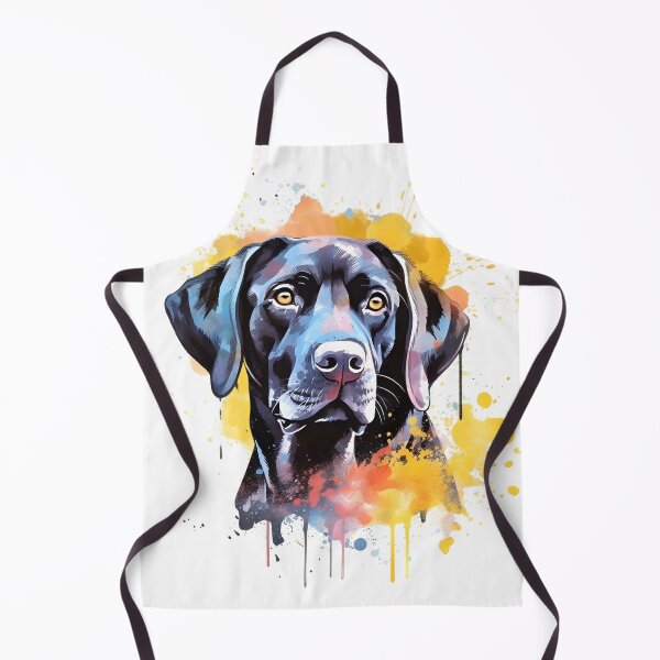 Item preview, Black Lab | Colorful Watercolor Design #1 designed and sold by MatsurexDesigns.