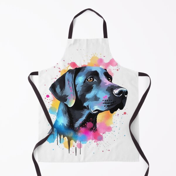 Item preview, Black Lab | Colorful Watercolor Design #2 designed and sold by MatsurexDesigns.
