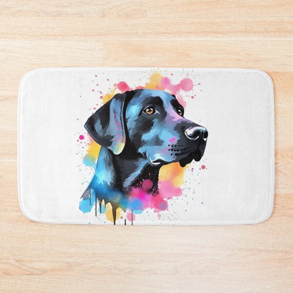 Item preview, Black Lab | Colorful Watercolor Design #2 designed and sold by MatsurexDesigns.