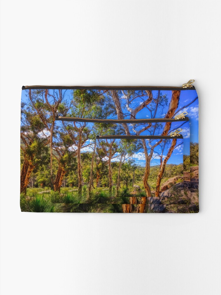 Thumbnail 2 of 4, Zipper Pouch, Heritage View, John Forest National Park designed and sold by MADCAT.