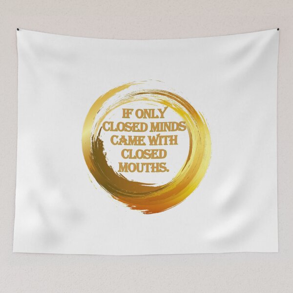 Item preview, Closed Minds and Closed Mouths designed and sold by PurrfectPixels.