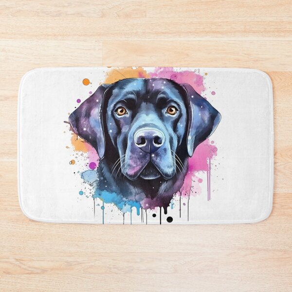 Item preview, Black Lab | Colorful Watercolor Design #4 designed and sold by MatsurexDesigns.