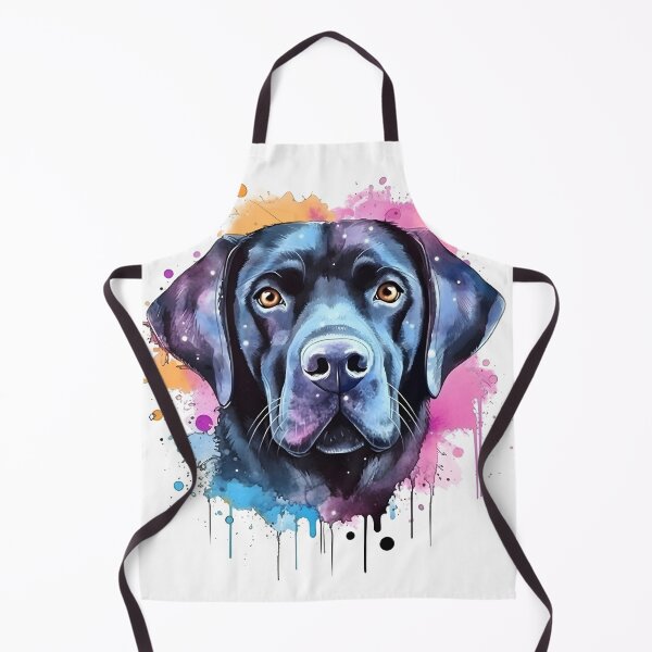 Item preview, Black Lab | Colorful Watercolor Design #4 designed and sold by MatsurexDesigns.