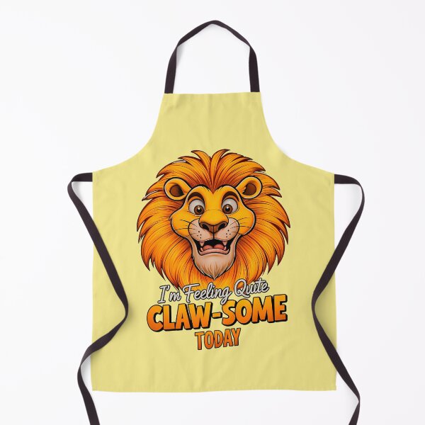 Item preview, I'm Feeling Quite Claw-Some Today Cute Lion Quote designed and sold by TheArtOfPat.