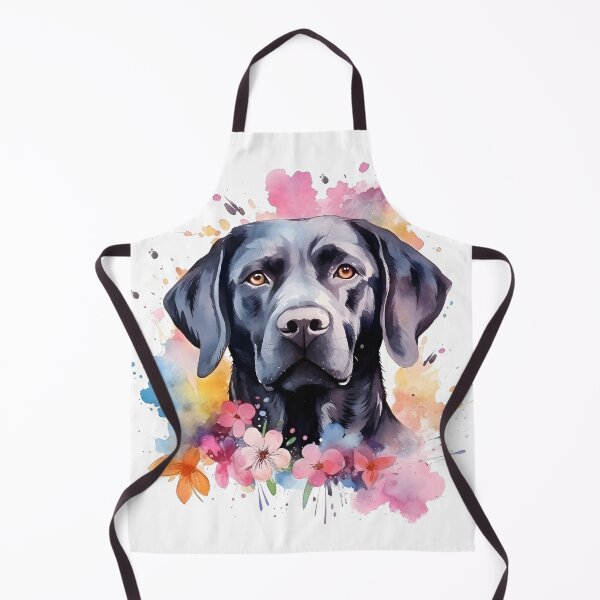 Item preview, Black Lab | Colorful Watercolor Design #5 designed and sold by MatsurexDesigns.