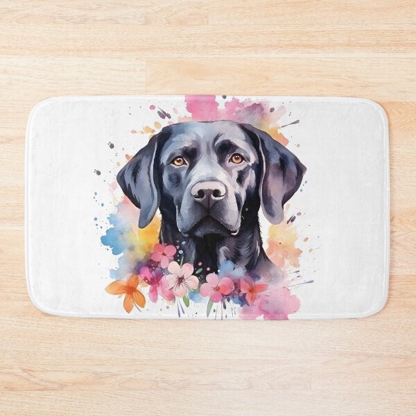 Item preview, Black Lab | Colorful Watercolor Design #5 designed and sold by MatsurexDesigns.