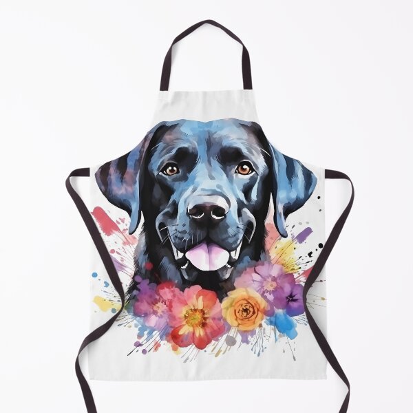 Item preview, Black Lab | Colorful Watercolor Design #6 designed and sold by MatsurexDesigns.