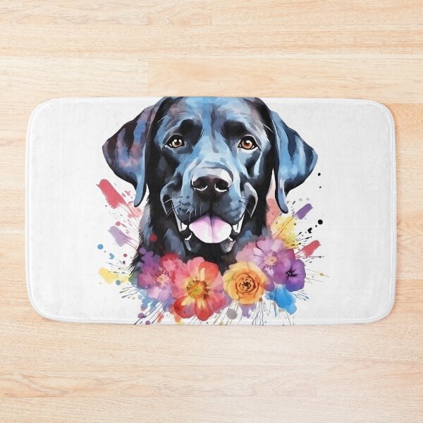Item preview, Black Lab | Colorful Watercolor Design #6 designed and sold by MatsurexDesigns.