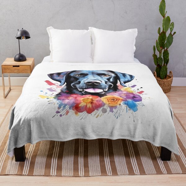 Item preview, Black Lab | Colorful Watercolor Design #6 designed and sold by MatsurexDesigns.