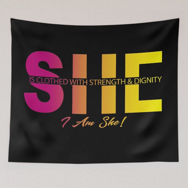 Item preview, She is clothed with strength and dignity. Proverbs 31:25-31 designed and sold by MeokiLee.