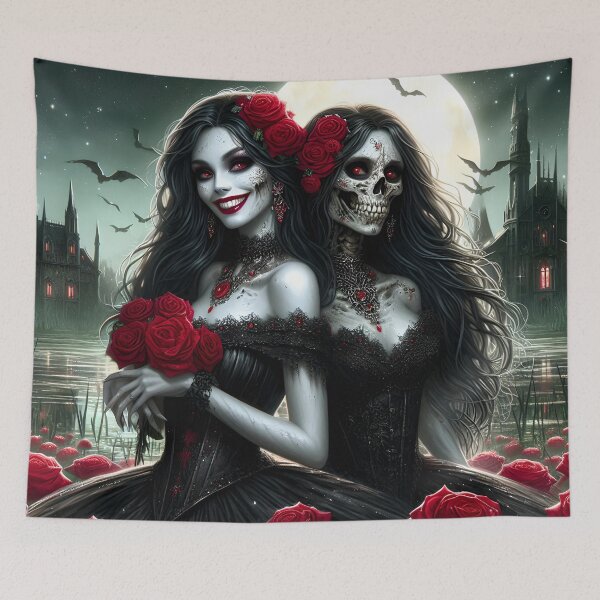 Item preview, A skeleton girl couple designed and sold by GothicRubette.