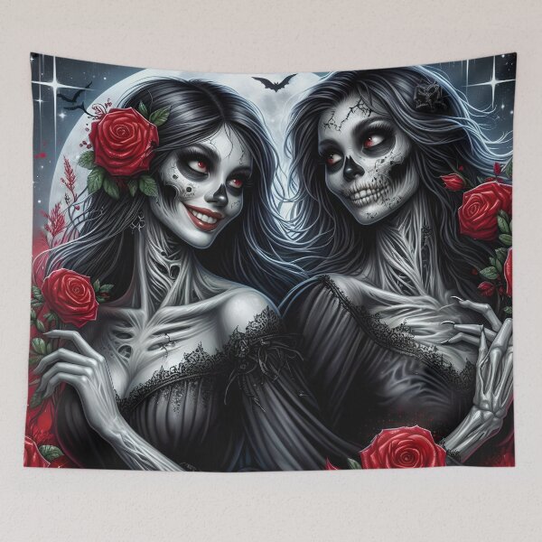 Item preview,  A skeleton girl couple designed and sold by GothicRubette.