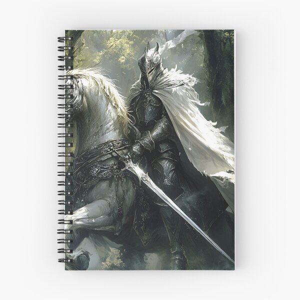 Item preview, Fantasy Characters: Prompts involving medieval knights, dragons, and wizards set in magical forests or castles continue to be popular designed and sold by JsKpY.