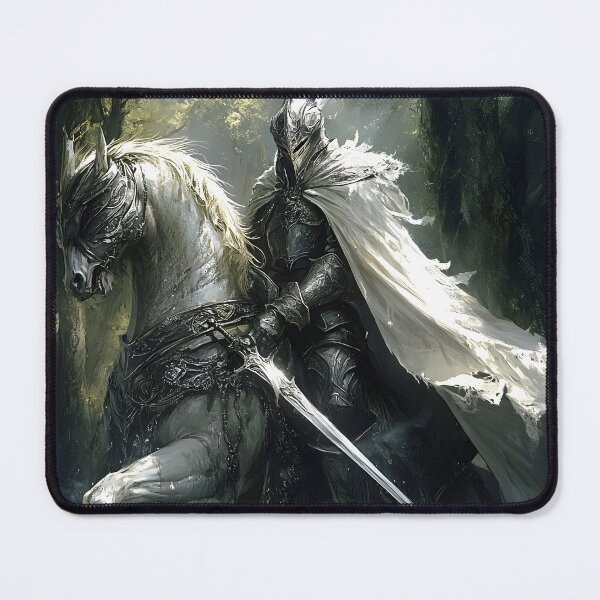 Item preview, Fantasy Characters: Prompts involving medieval knights, dragons, and wizards set in magical forests or castles continue to be popular designed and sold by JsKpY.