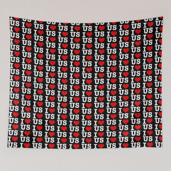 Item preview, I Heart Us Red Heart White Text designed and sold by aestheticqueen.