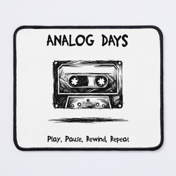 Item preview, Analog Days - Retro Audio Cassette Tape Vintage Music designed and sold by Urban-Alien.