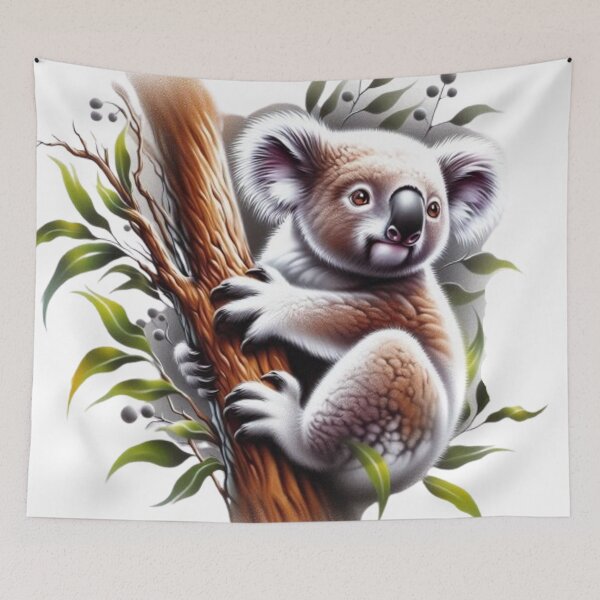 Item preview, ":The Koala on the Eucalyptus" designed and sold by CHRIST5000.