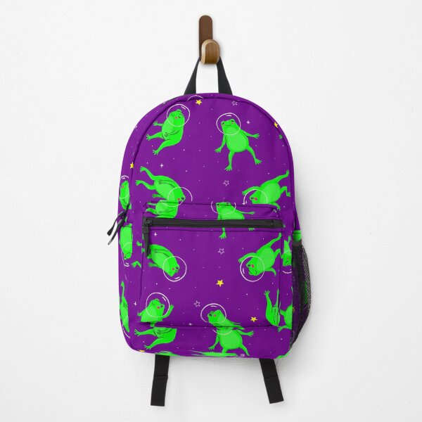 Item preview, funny astronaut frogs space purple designed and sold by Gossip Rag.