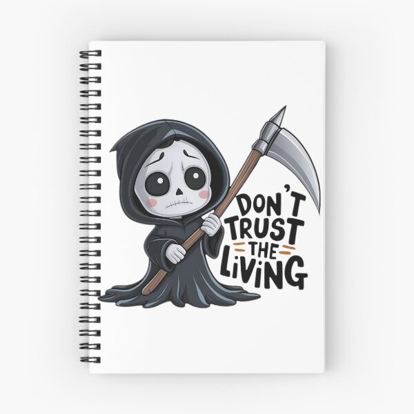 Item preview, Funny Grim Reaper Don't Trust The Living designed and sold by PlanetMarker.