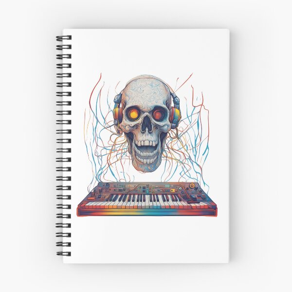 Item preview, Skull synth machine designed and sold by Echolands.