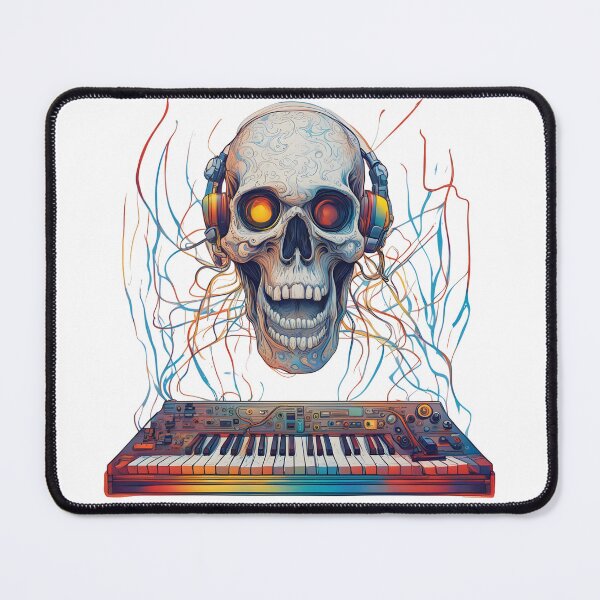 Item preview, Skull synth machine designed and sold by Echolands.