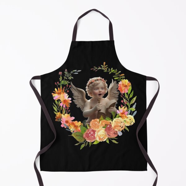 Item preview, Heavenly Singing Cherubim Angel With Roses designed and sold by DivineHaven.
