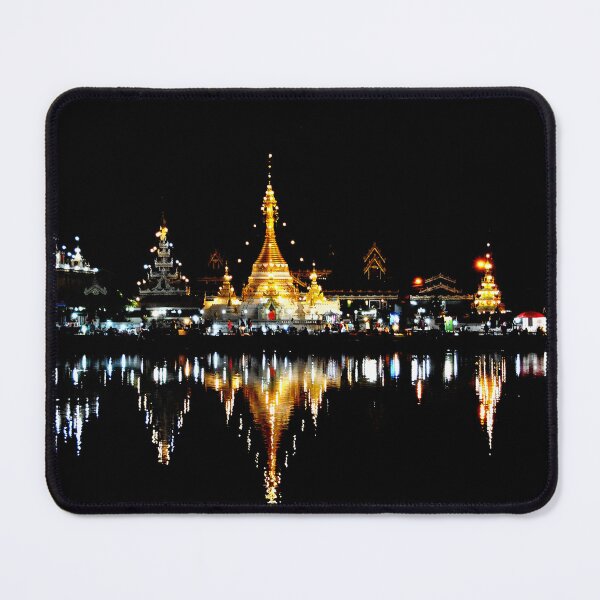 Item preview, Night Reflections of Mae Hong Son Temple designed and sold by franck380.