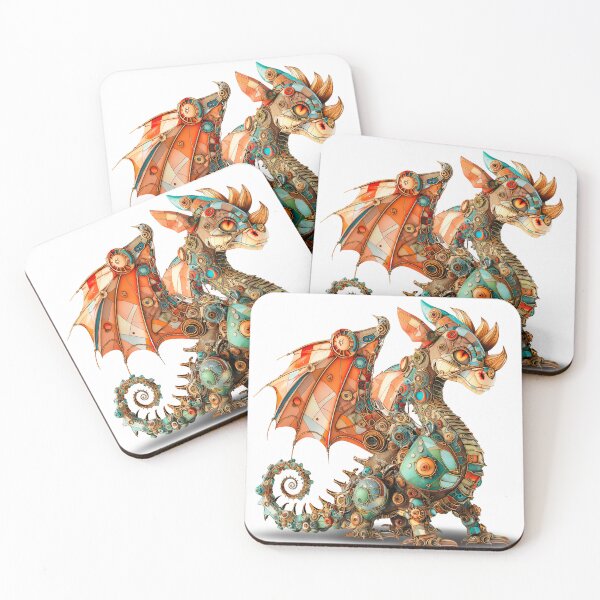 Item preview, Adorable Steampunk Dragon Design designed and sold by JohanSD.