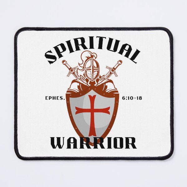 Item preview, Spiritual Warrior, Inspirational Christian Quotes,Christian Bible quotes ,Christian Men's Quotes,Christian Apparel, Faith designed and sold by mattlee20.