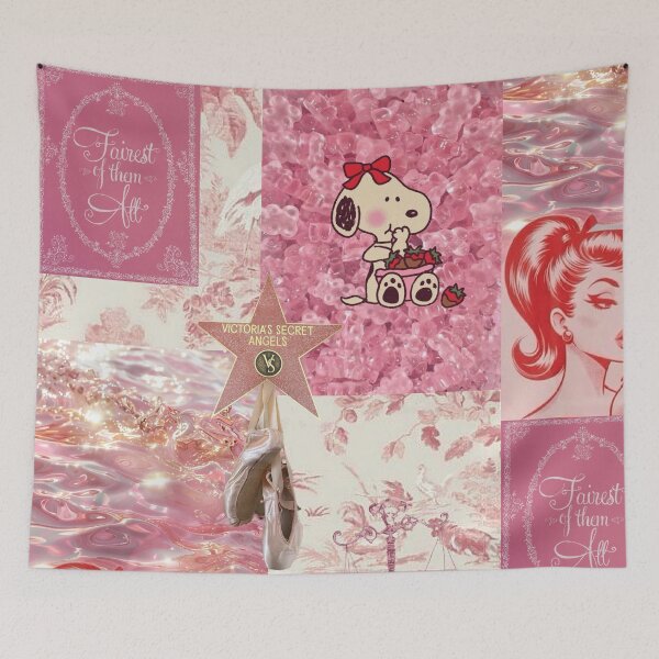 Item preview, pink collage designed and sold by Cool Stuff.