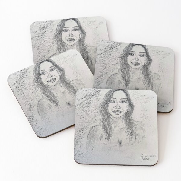 Item preview, Hailee Charcoal Sketch designed and sold by Caterino Books and Art.
