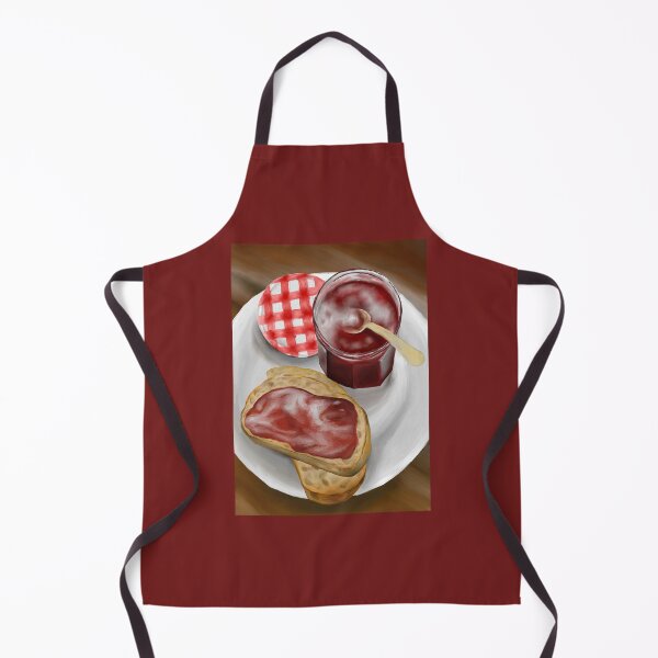 Item preview, Berry jam on toast designed and sold by Agapeart111.
