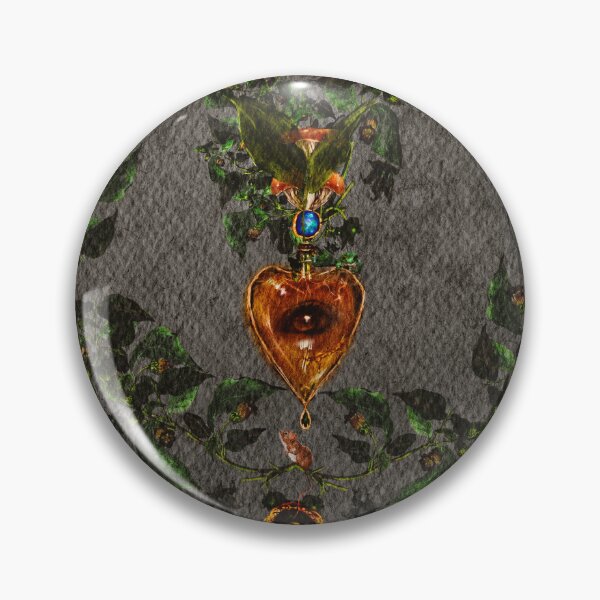 Item preview, Goblincore Wall Art Belladonna, Lover’s Eye Locket Redcap Mushrooms and a Haunted Portrait designed and sold by Monica Laipple.