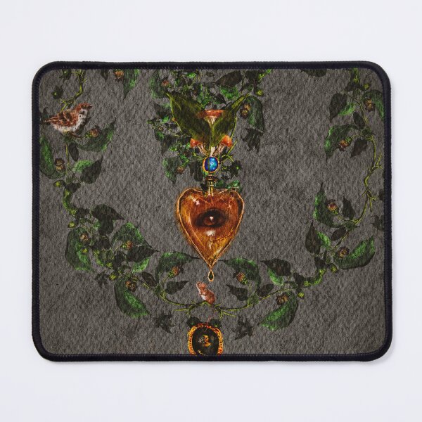 Item preview, Goblincore Wall Art Belladonna, Lover’s Eye Locket Redcap Mushrooms and a Haunted Portrait designed and sold by Monica Laipple.