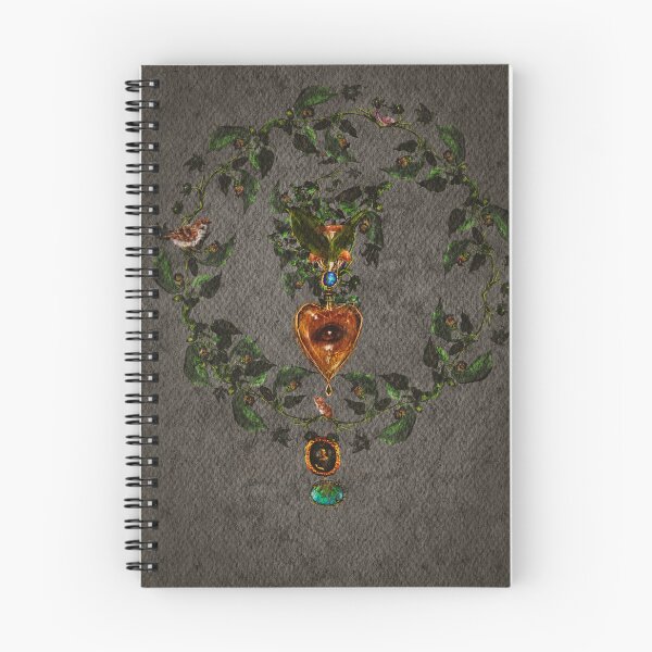 Item preview, Goblincore Wall Art Belladonna, Lover’s Eye Locket Redcap Mushrooms and a Haunted Portrait designed and sold by Monica Laipple.