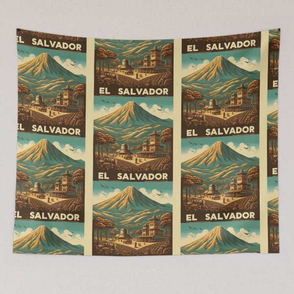Item preview, Travel Vintage Wall Art El Salvador  designed and sold by kestrada2906.